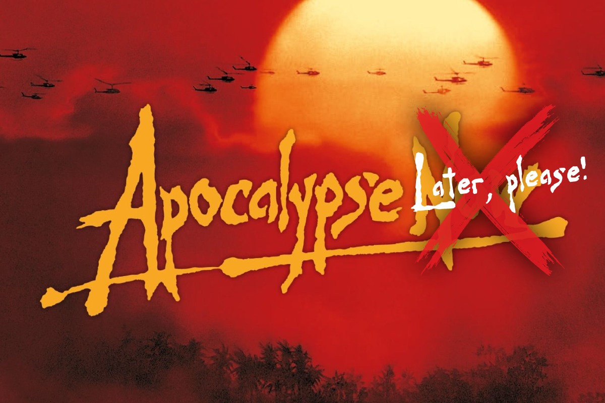 Apocalypse Later, please! Shaun of the dead